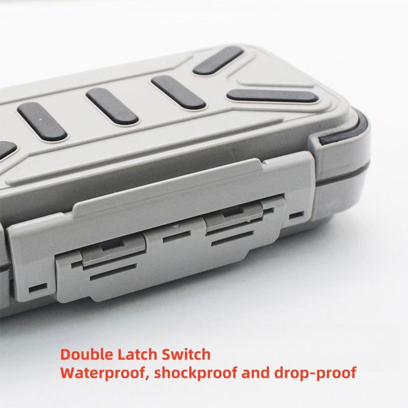 Model F LUYA ACCESSORY BOX Fishing Tool Box Waterproof Storage Box Multiple Colors Hard Bait Soft Bait Storage
