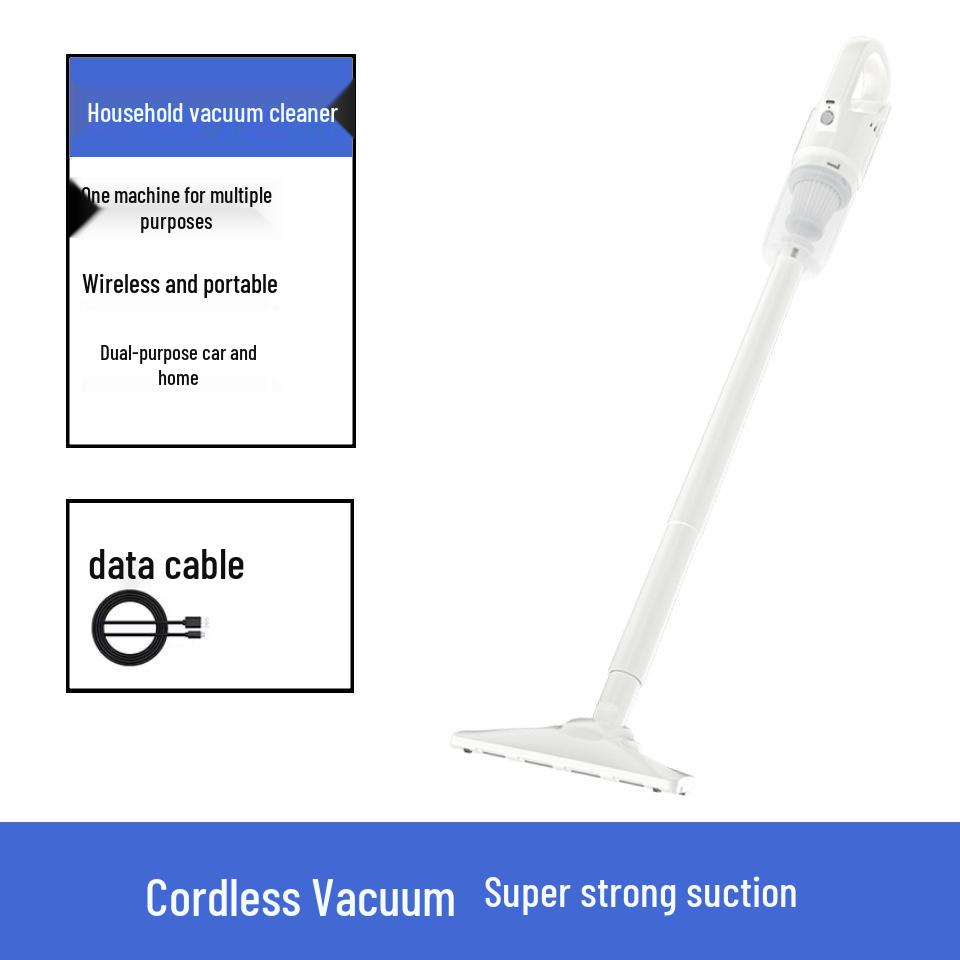 Wireless Handheld Vacuum Cleaner for Car and Home with Strong Suction and Dust Mite Removal