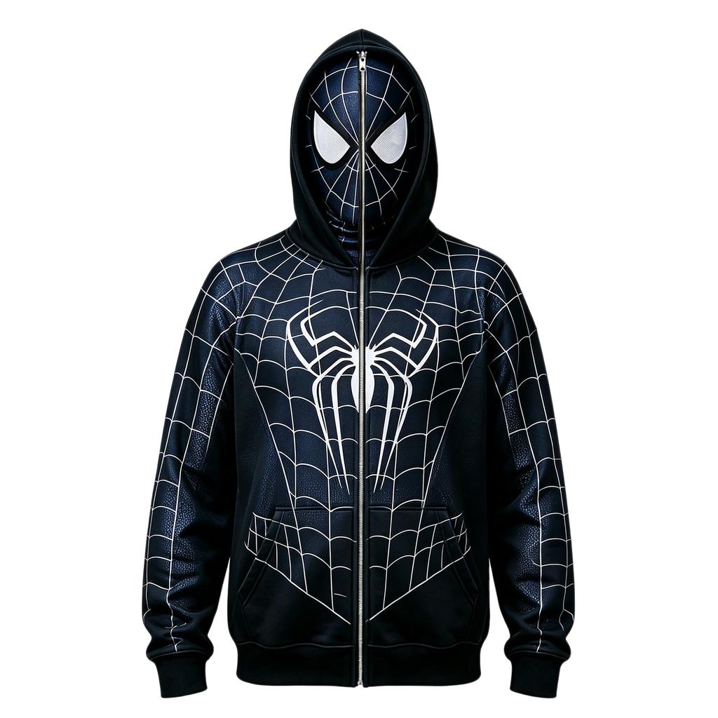 Funny Face Print Pullover Hoodie for Adults and Kids - Long Sleeve Athletic Casual Shirt