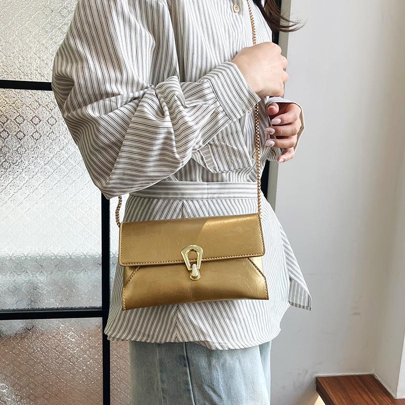 Casual Handbag Women's New Texture Niche Trend Fashion Chain Simple Shoulder Crossbody Envelope Bag