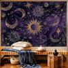 2026 New Arrival Vintage Starry Sky Tapestry | Sun Moon Bohemian Wall Hanging | Sofa Backdrop Decor for Living Room