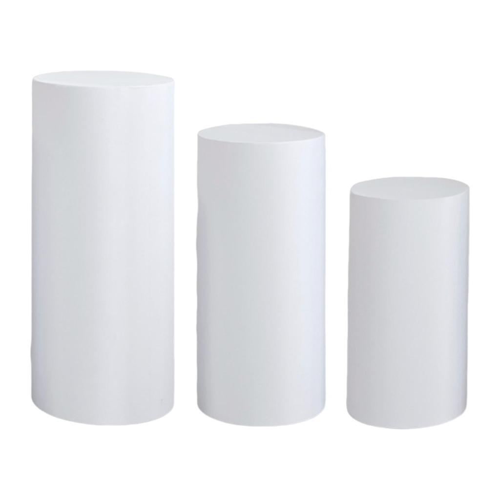 Cubierta de Pilar de Base Cilindro Cubierta de Pedestal de Postre Suministros para Fiestas Base Cilindro para Decoración de Acción de Gracias Boda