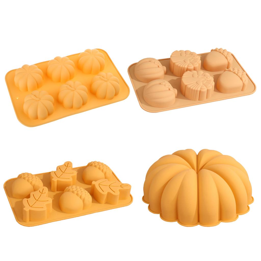 Silicone Chocolate Moulds Pinecone Candy Molds Fondant Cake Cupcakes Decorating Pumpkin Baking Mould for Sugarcrafts DIY