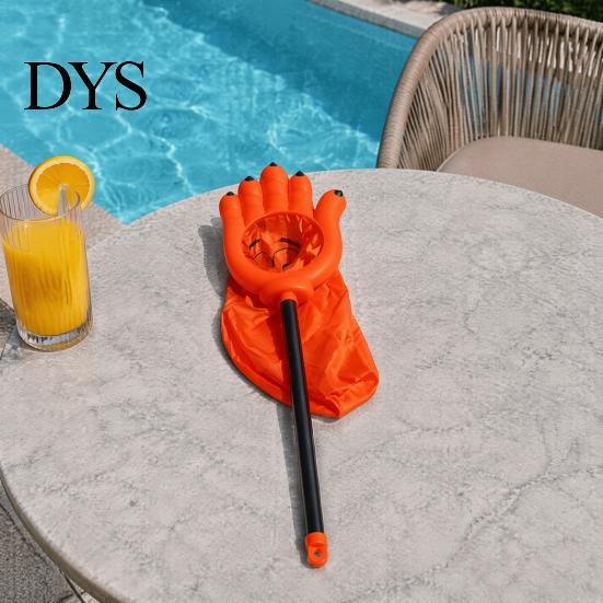 Halloween Props for Children Trick or Treat Bags Kids, Palm Shaped Candy Holder, Decorative Party Pouches Skeleton Hand Pouch with Long Handle Goodies