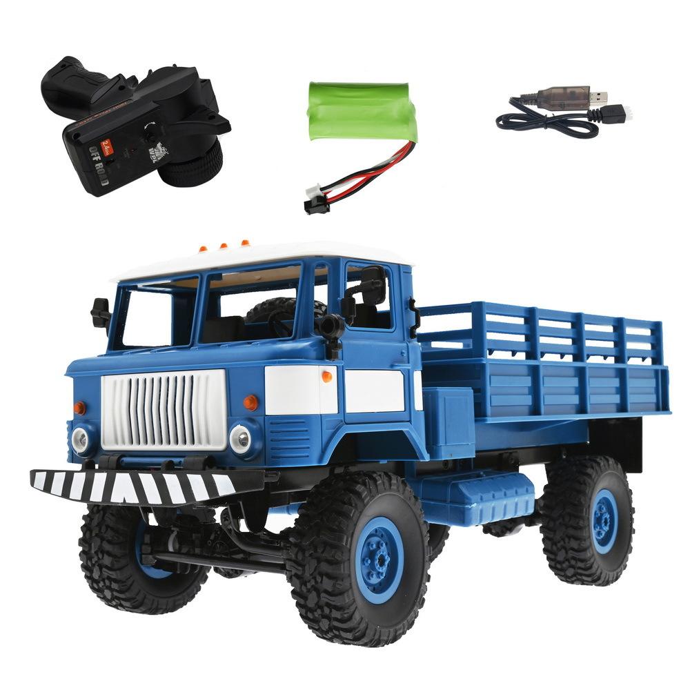 

WPL Gass B24 Full Scale 2.4G Russian Military Truck GAZ-66V Remote Control Children Toy Car Birthday Gift