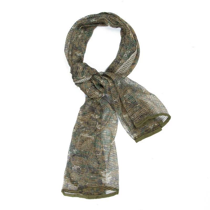 

Camo Neck Scarves Fashion Headscarf Woodland Camo Scarf Desert for Outdoor Sports Veil Netting Camo Scarf
