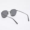 Alloaiweeo [Air Titanium] Al2501 0909M Air Titanium Panto Black Sunglasses