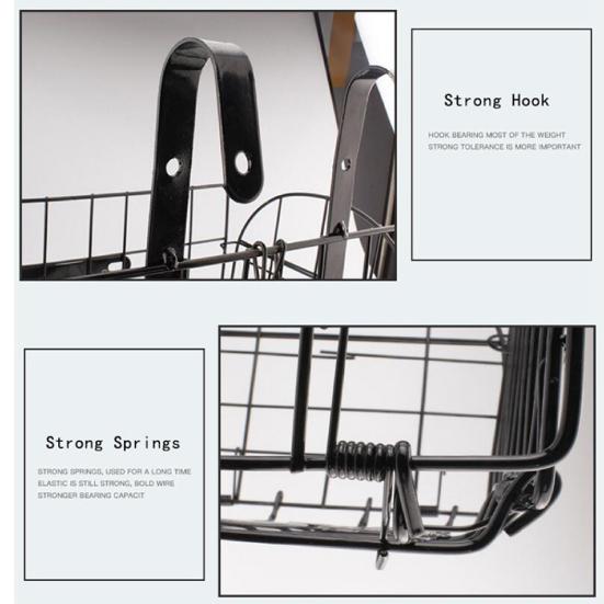 Recipient de Depozitare Design Pliabil Economisește Spațiu Sigur Coș Bicicletă Pliabilă pentru Bicicletă de Munte