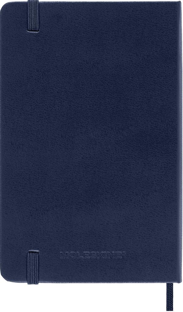 Moleskine 2026 January Weekly Pocket Size x Sapphire DHB2012WN2Y26 Planner, Start, 12-Month Diary, (9cm 14cm), Hardcover, Blue,