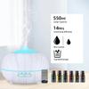 Diffuser For Home 550ml For Home Essential Oil Aroma Oil Diffuser   Remote  7 LED Colors   6 Oils  Ultrasonic Humidifier