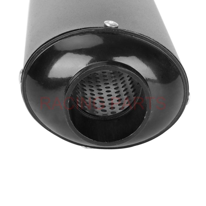 38mm 32mm 28mm Motorcycle Exhaust Muffler Tip Pipe for 125 150 160cc Dirt Pit Bike ATV black Grey Kayo BSE