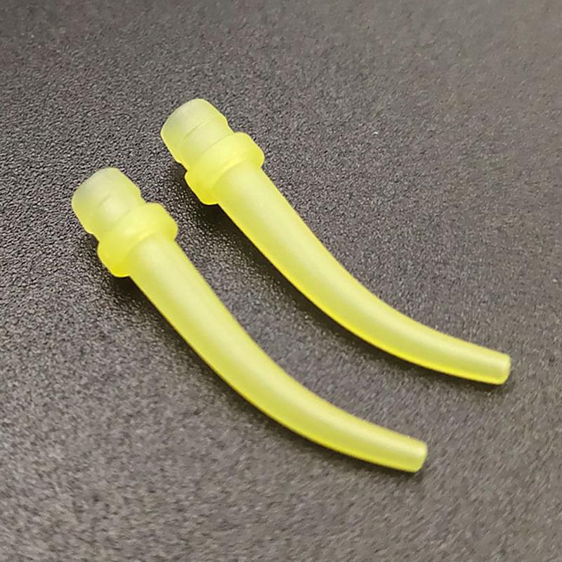 100 st/parti Dentalmaterial Avtryck Blandningsspetsar Intraoral Spruta Transparent Blandarhuvud Tandläkarprodukter