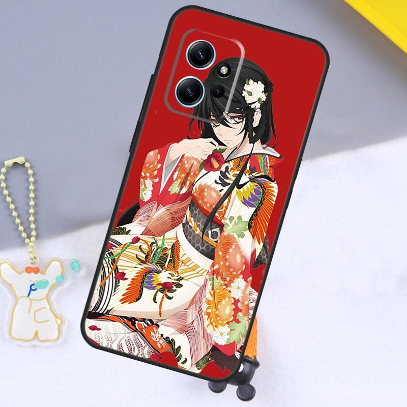 Japanese Art Kimono Tattoo Case For Xiaomi Redmi Note 13 9 10 11 12 14 15 Pro Plus Cover For Redmi 15 C 14C 10C 12C 13C