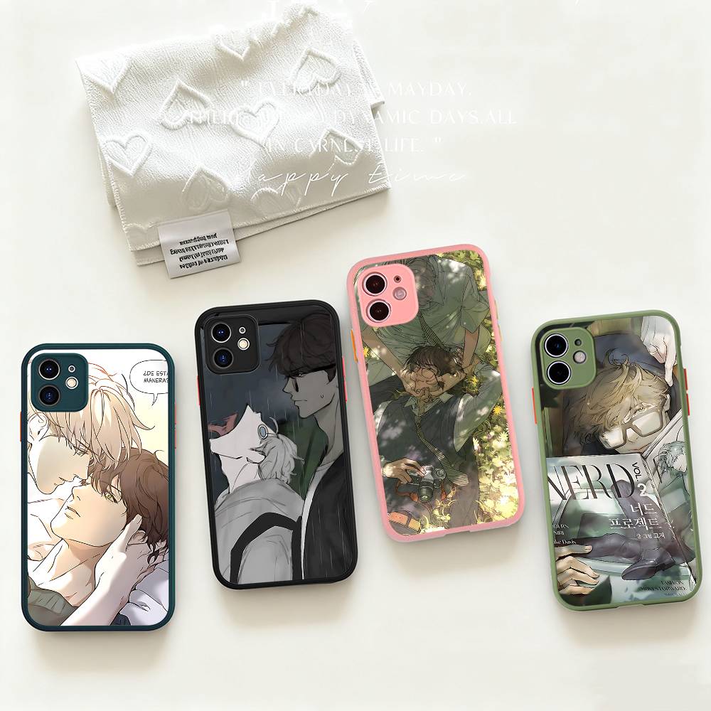 Nerd Project Bl Anime Matte Silicone Phone Cases For IPhone 16 13 15 12 11 Pro Max Plus For IPhone 14 15 Pro