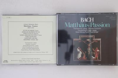 CD RUDOLF MAUERSBERGER - Matthaus Passion 90C37734244 DENON Japan Classical Used