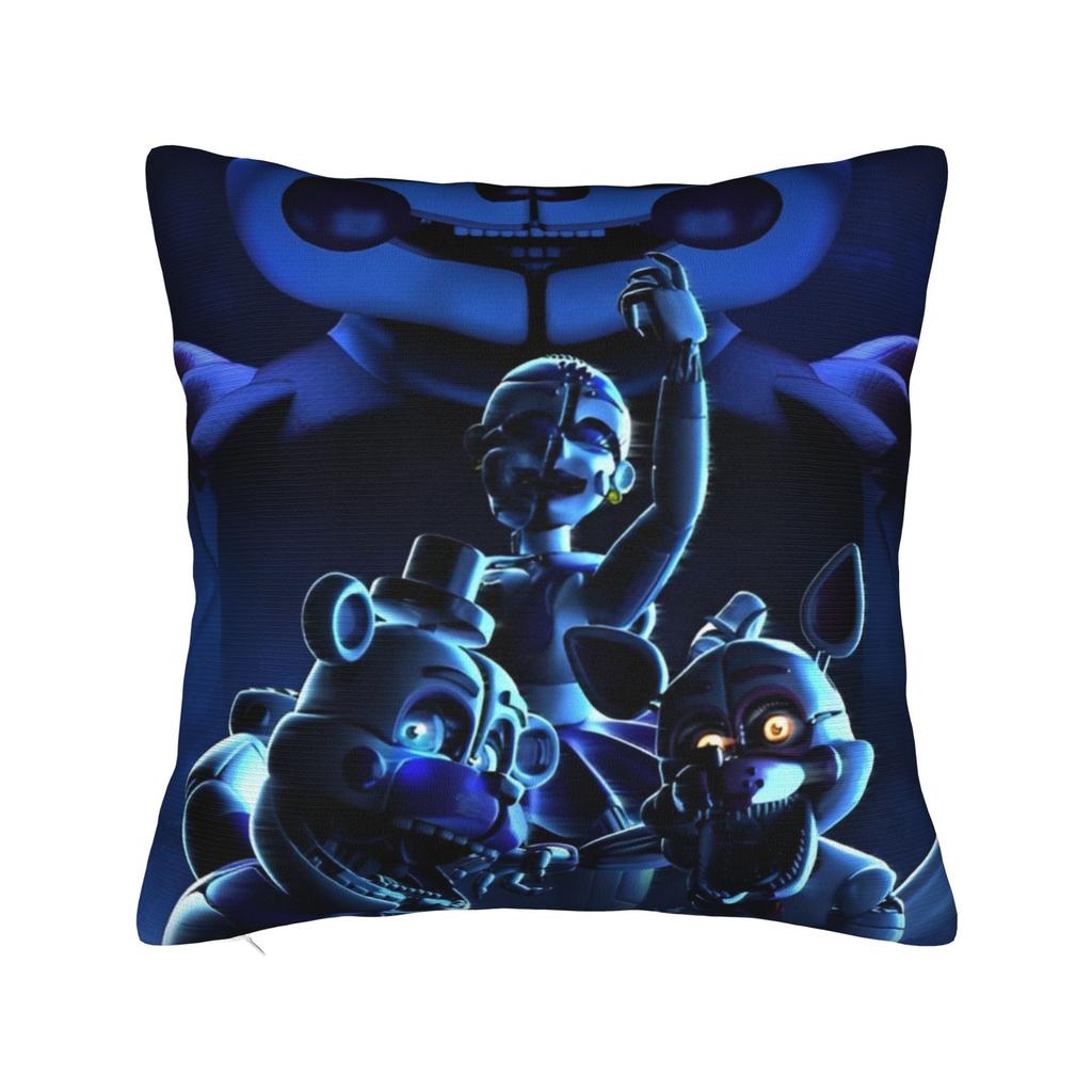 Fnaf Horror Rock Music Pillowcase Polyester Cushion Cover Gift Pillow Case Cover Home Dropshipping 45X45Cm