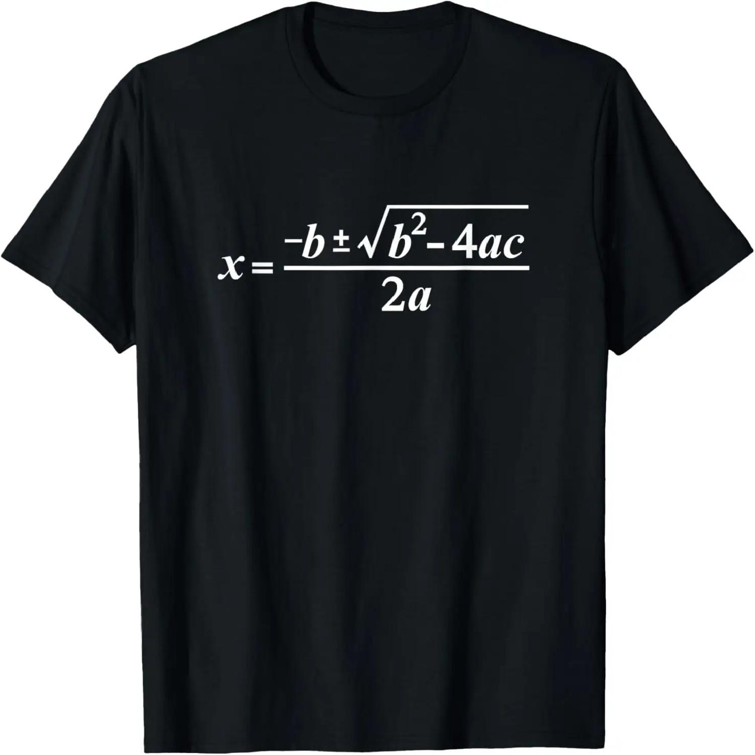 Quadratic Formula Algebra Math T-Shirt XXXXL