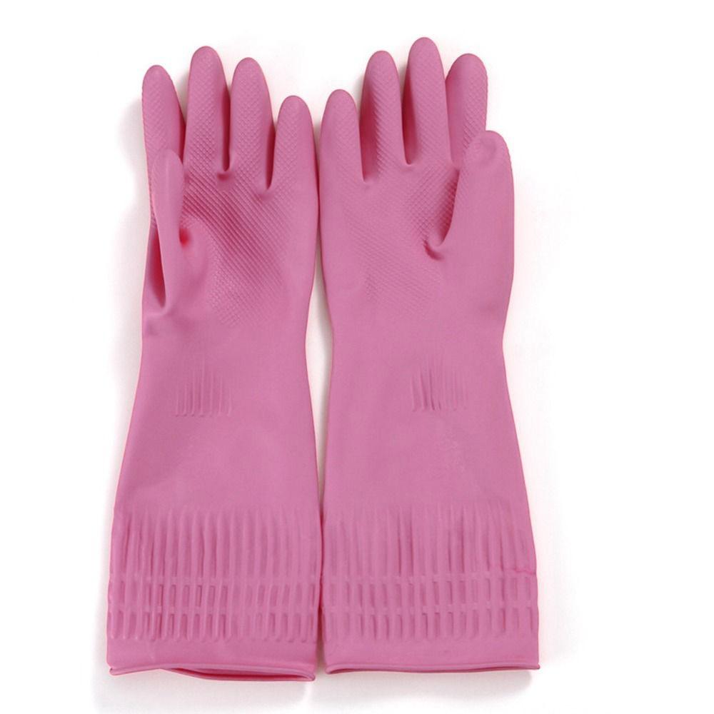 Protective Kitchen Dishwashing Repeatable Rubber Gloves Household Cleaning Gloves Cleaning Tool