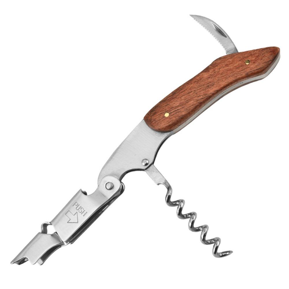 Stainless Steel Wine Opener Spiral Design Wine Stopper Remover Waiter Corkscrew  Gifts