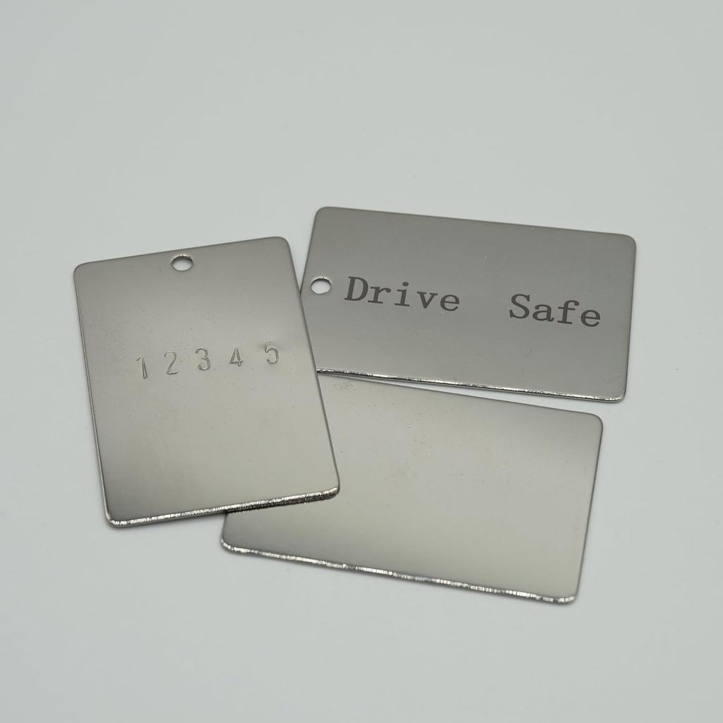StayMax Engraving Blanks Stamping Blanks 25 Pack 6x4 CM