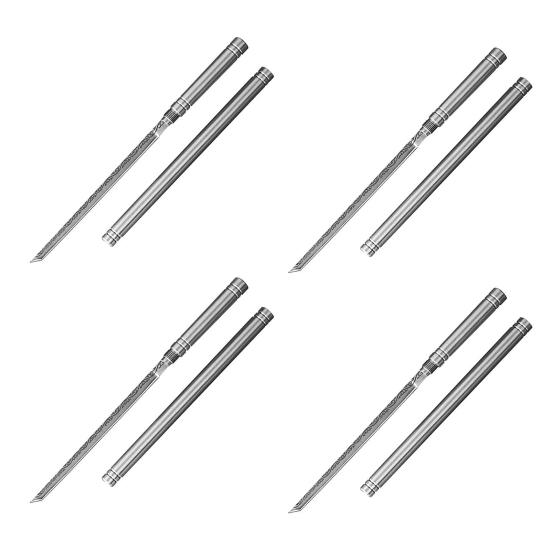 1/2/3/4/5Pcs Portable Fruit Cutter with Sheath Stainless Steel Blades Easy To Clean Vegetables Cutter Ergonomic Handle Multi-Purpose Cutter