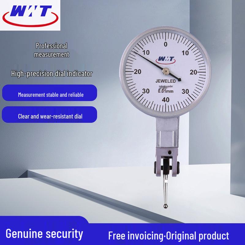 Weiliang Precision Lever Dial Gauge 0-0.8mm with 0-0.2 Micrometer Adjustment. 0-0.2mm