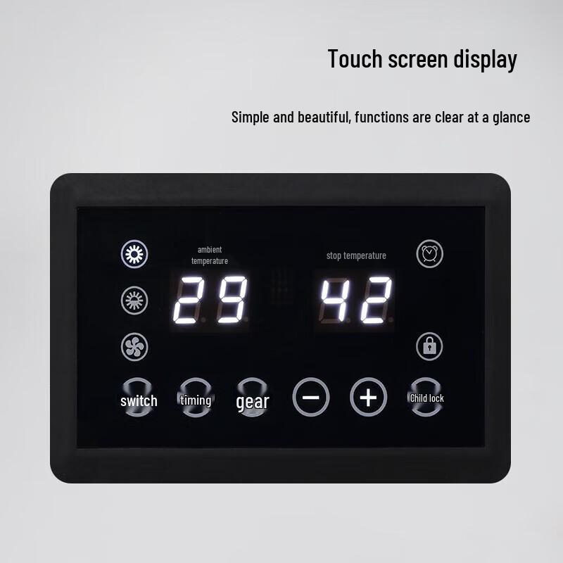 Pro'sKit Commercial Industrial Mobile PTC Fan Heater