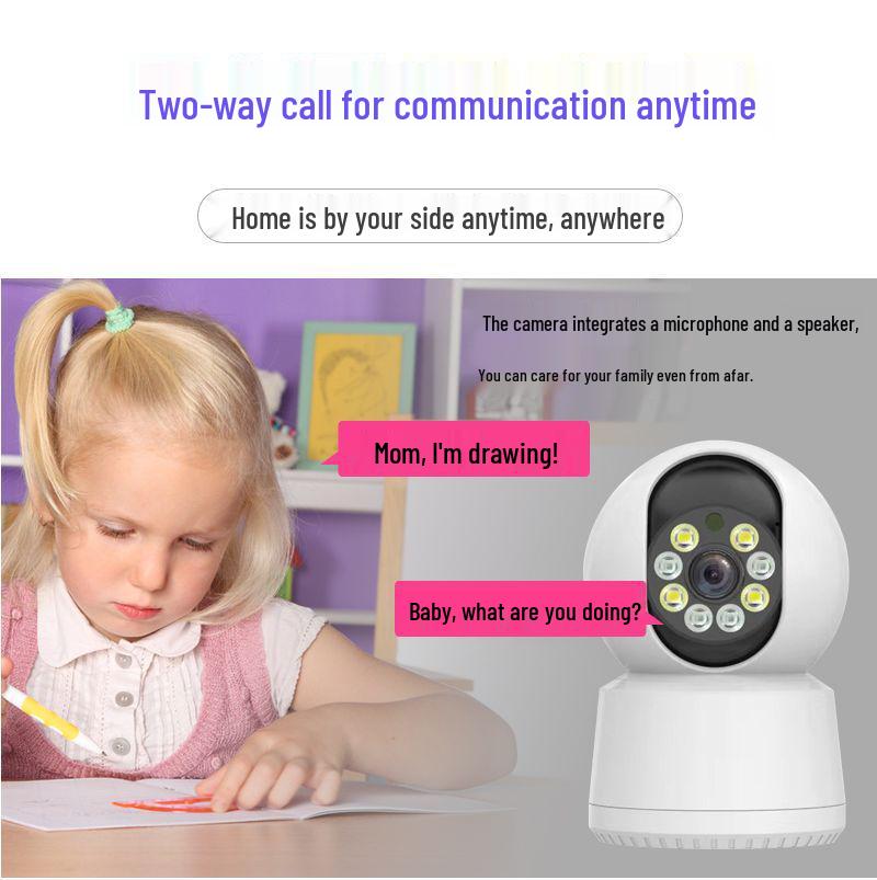 Wireless HD Night Vision Surveillance Camera with 4G Mobile Intercom