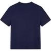 Calvin Klein Logo Round Neck Short Sleeve T-Shirt Women Tops Sound-Blue 47A219G-RNV