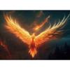 Retro Fantasy Golden Style Legends Phoenix Bird Animal Art Poster Canvas Painting Wall Prints Picture for Living Room Home Decor