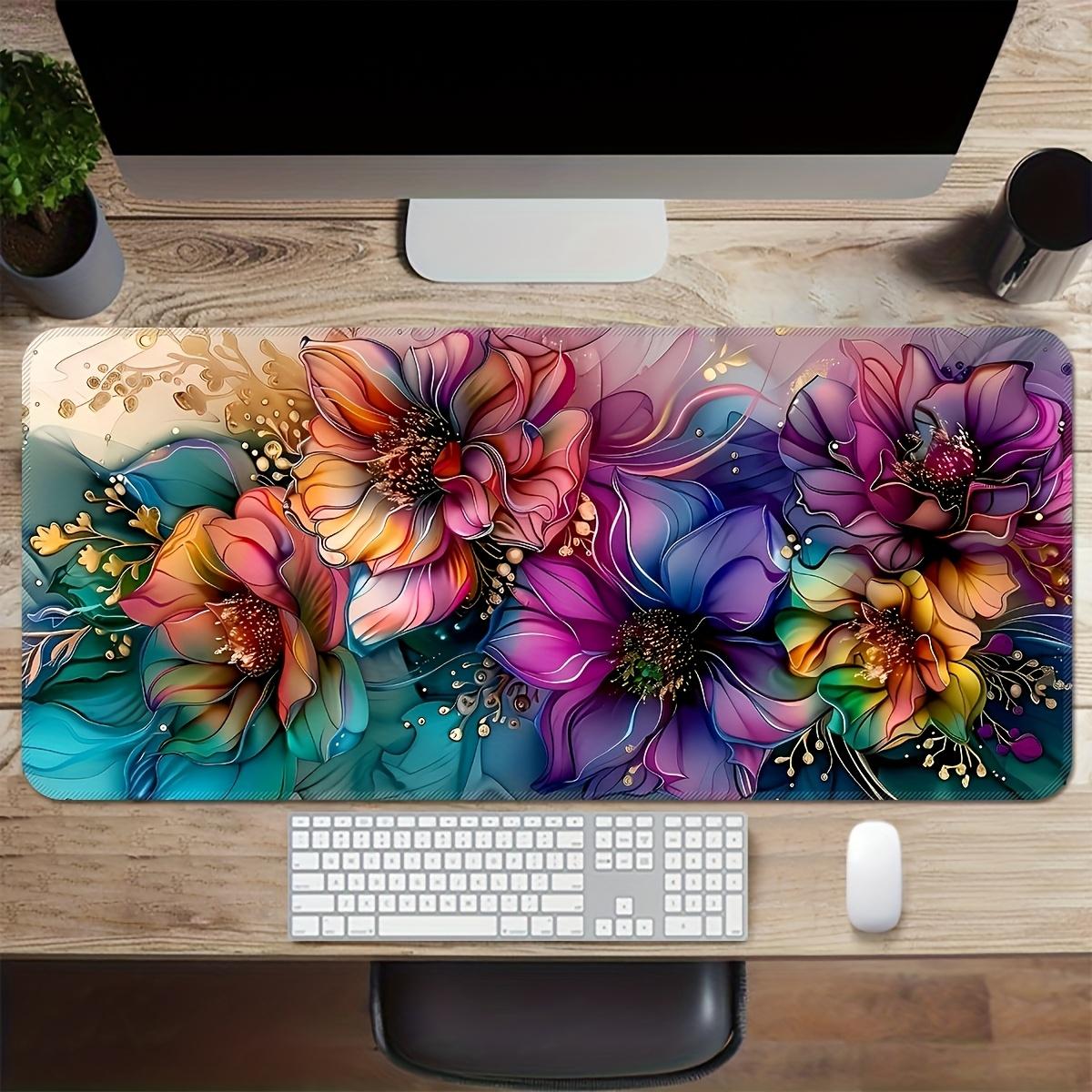Rectangular Cloth Mouse Pad Office Desk Mat Non Slip Rubber Base Computer Laptop Mouse Mat Desk Table Pad 800x300x2mm