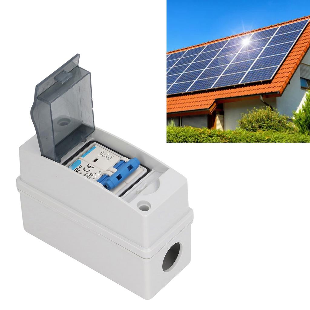 PV Solar Disconnect Switch Overvoltage Protection IP65 Waterproof Miniature Circuit Breaker 63A 1000