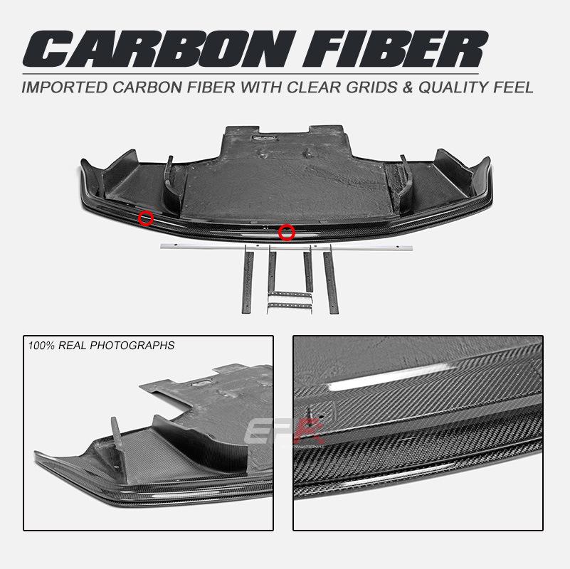 Nissan GTR R34 Carbon Fiber EPAS Front Lip Spoiler Aerodynamic Kit
