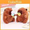 Creative Strawberry Watermelon Ice Cream Capybara Plush Toy Pendant Keychain For Kids Gift