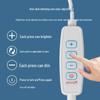 LED Desk Lamp with Eye Protection, Cool Light, and Magnetic Plug-in for Study and Dorm Use