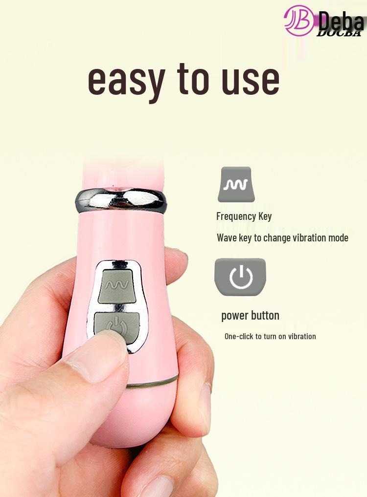 Deba Lick Rabbit Vibrator: Dual Vibration Massager with Tongue Stimulator for Female Pleasure