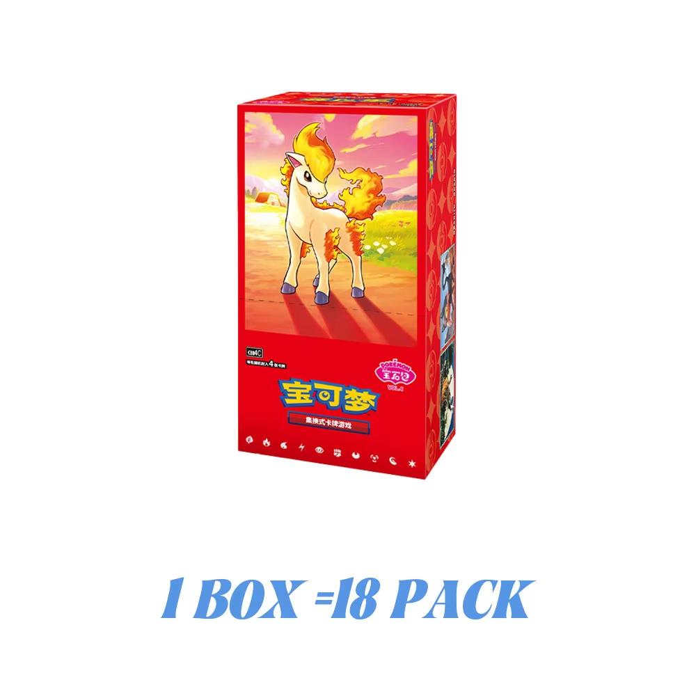 Genuine 100% Gem Pack Vol 3 Ptcg Simplified Chinese Gem Pack 3 Gem Pack 4 5 Collected Trading Tcg Card Toys Gifts