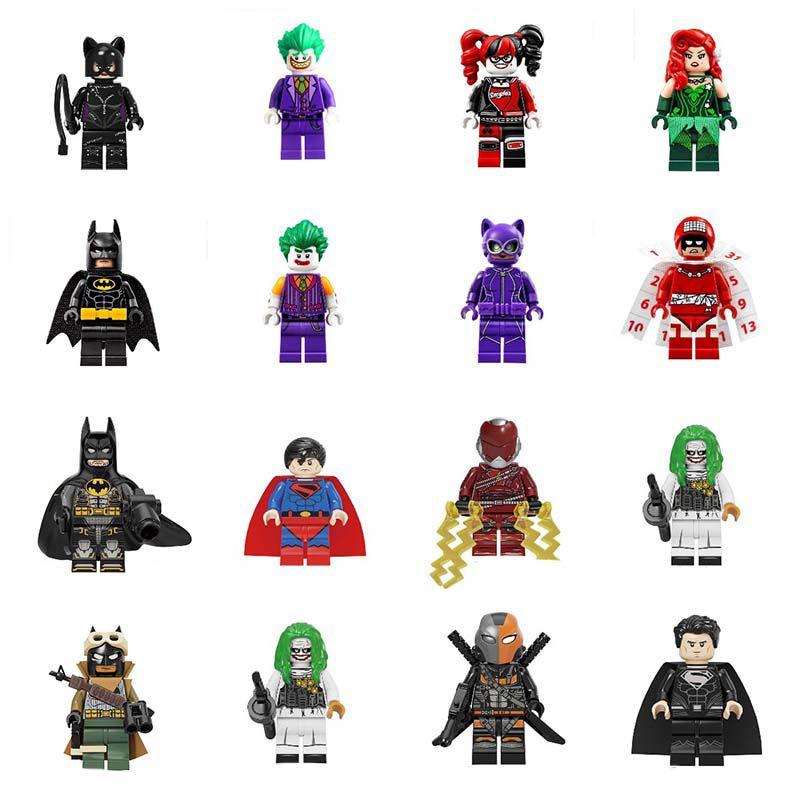Batman Building Joker Blocks Minifigure Bricks Action Figures Educational Toys