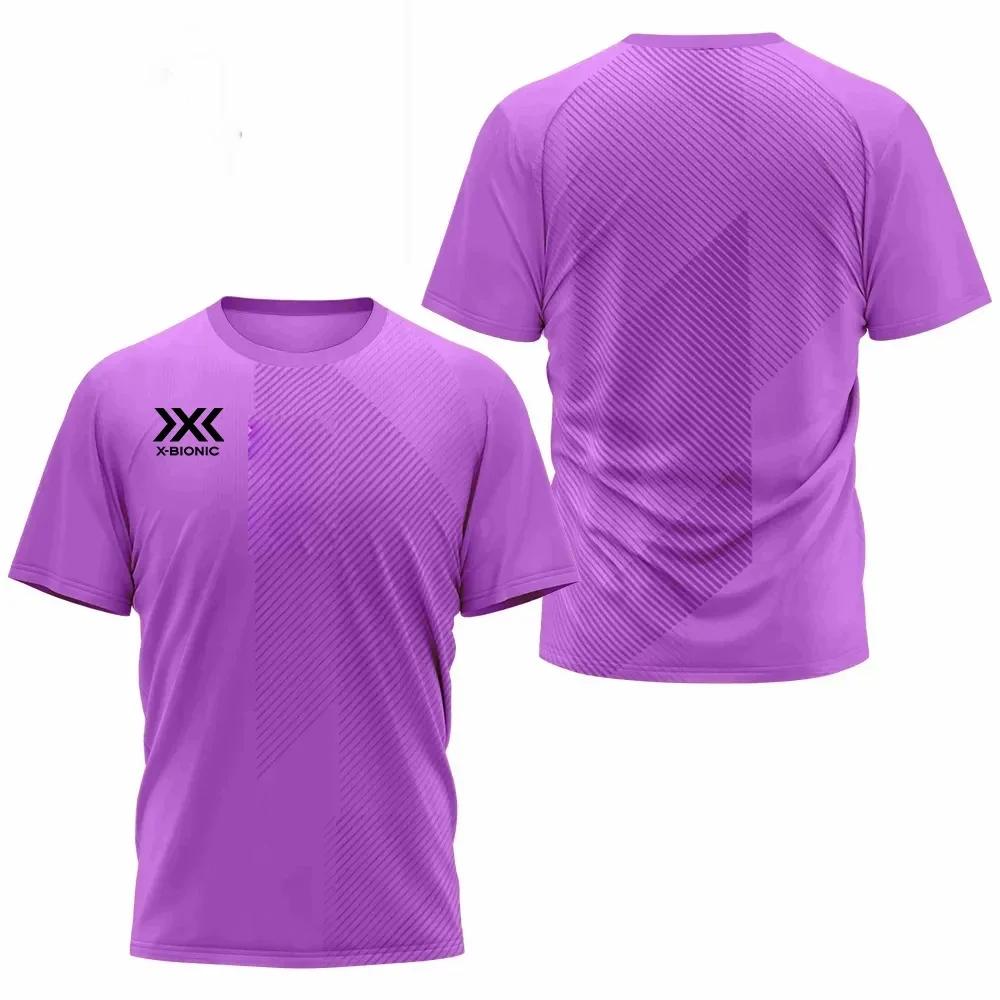 Popular Fitness Running T-shirt Men's Summer Quick Drying Breathable Short Sleeved Round Neck Top Outdoor Casual Sports Pullover