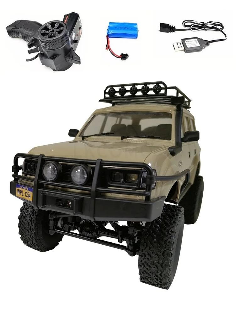RC Off-Road Vehicle C54-1 RC Rock Crawlers 4x4 1/16  RC Pickup High Speed Fast Remote Control Car Boy Kid Adult Toy Gift
