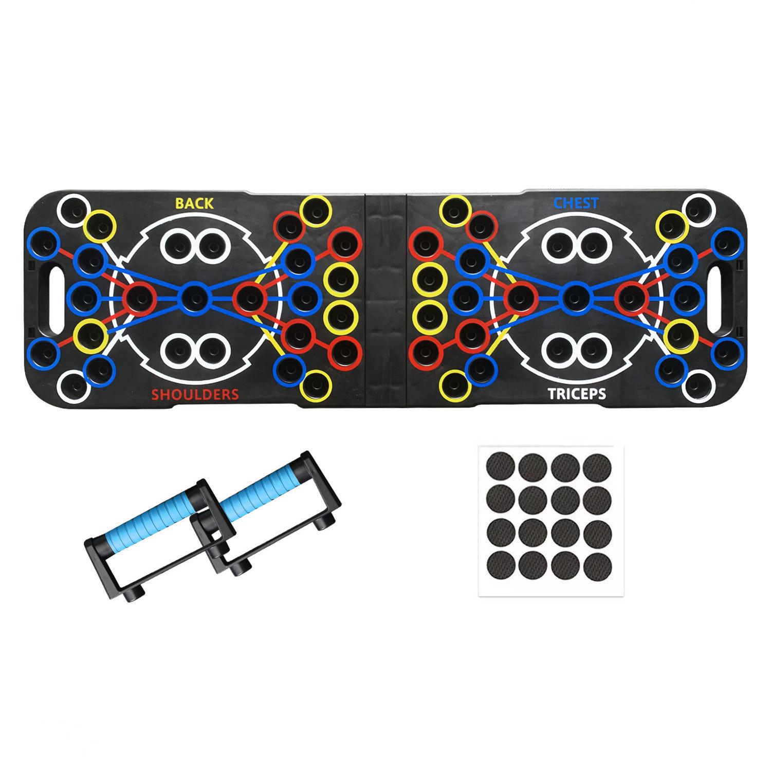 

Многофункциональная доска для отжиманий с 54 отверстиями для упражнений на грудь и пресс