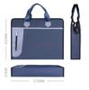 1pcs File bag canvas zipper large capacity men's official documents women's hand-held multi-layer handbag