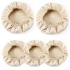 5 PCS Fit Jars Mouth 2.5-4 Inch Fermentation Cheese Fabric Lids Yeast Jar Cloth Caps  Jars