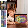Cartoon Paint By Numbers Educational Drawing Learning Book  Art Color Filling Toy