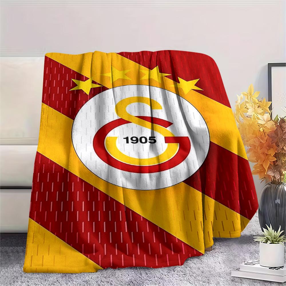 1PC Galatasaray S Patterned Flannel Blanket Suitable For All Seasons for Home Decor Warmth and Comfort Gifts Holiday Present