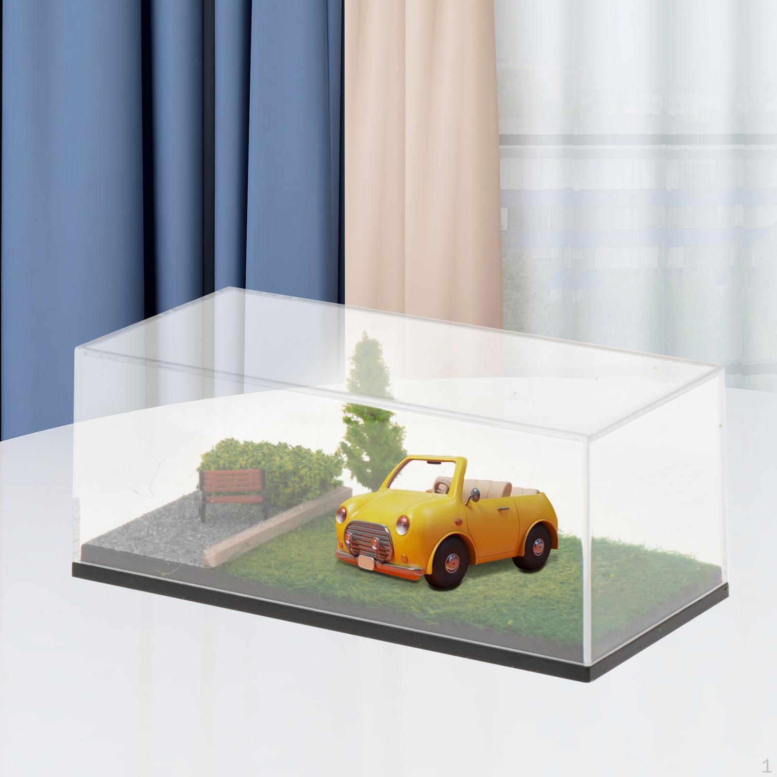 

1/64 Литая под давлением Витрина для автомобилей, Сцена парковки, Витрина, Кейс для DIY диорамы summer scene