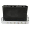 Wilkinson WVP6-SB 10.8mm 5+1 Hole Tremolo Bridge Unit with Stainless Steel Saddles and Full Steel Block for Imported/Japanese Strat Guitars, Chrome