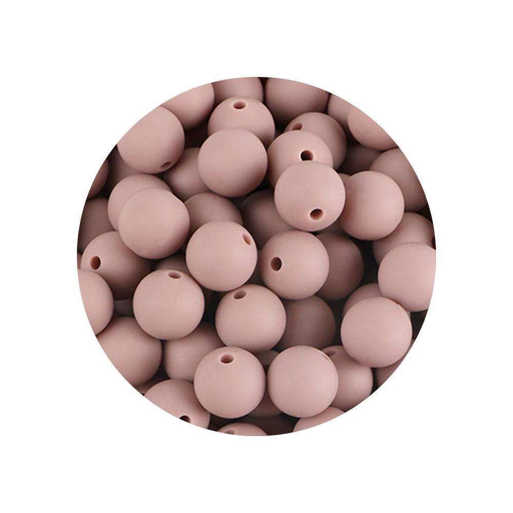 Kovict 9MM 40-80Pcs Round Silicone Bead 9MM Food Grade For Jewelry Making DIY Bracelet Pacifier Chain Accessories