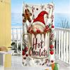 Christmas Beach Towel Soft Durable Quick-Dry Comfortable Lightweight Perfect for Traveling Yoga Camping and Swimming