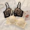 Big Breast Bras Floral Lace Push Up Bras For Women Adjustable Wireless Underwear Female Lingerie Fashion Girls Cute Bras